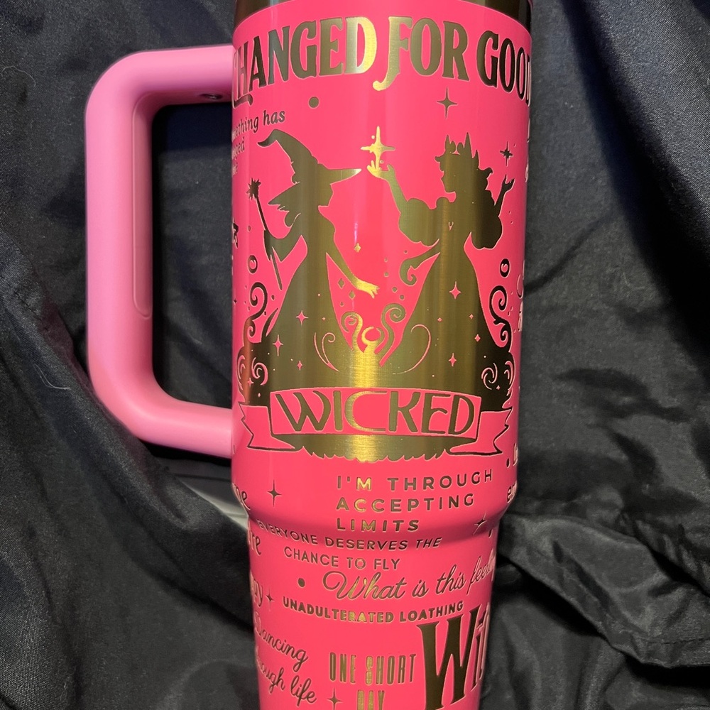 30 ozStanley Pink and Gold Wicked Travel Mug